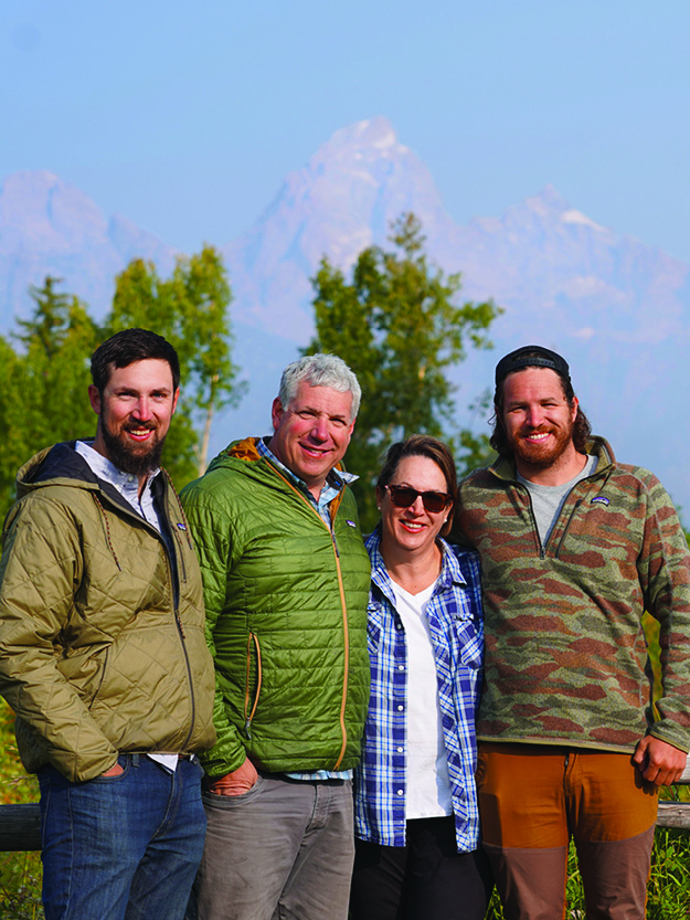 Rob and Stacey Caesar, founders of Great Western Expeditions, showcasing 40 years of local Teton expertise.