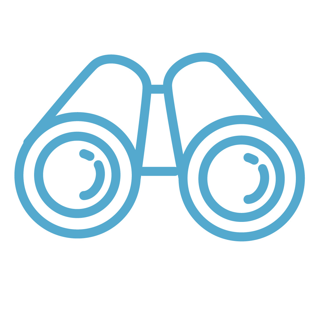 Optics icon for winter