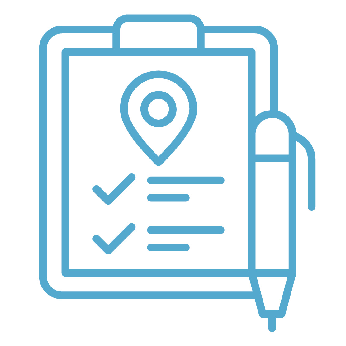 checklist icon for winter