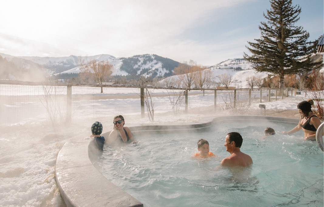 Picturesque Astoria Hot Spring pool